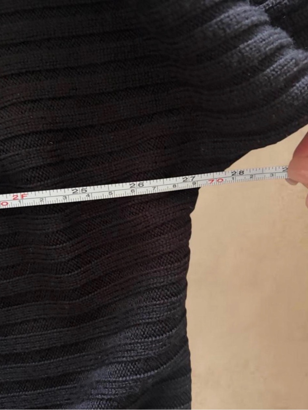 Talbots Black Ribbed Open-Front Cardigan - XXL - Picture 6 of 8